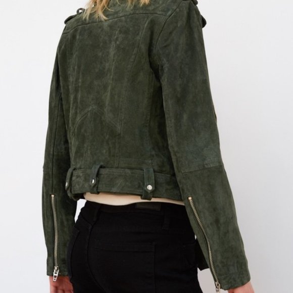 *SOLD*Blank NYC: Suede Moto Jacket - Picture 2 of 5